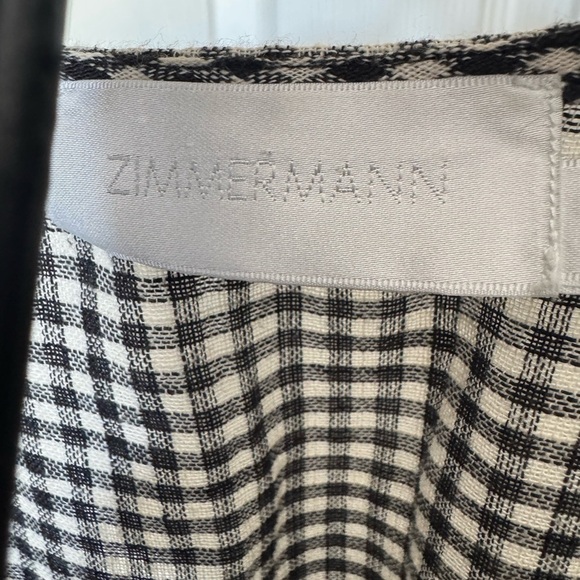 Zimmermann - Linen Gingham Style Dress NWOT - Picture 4 of 12